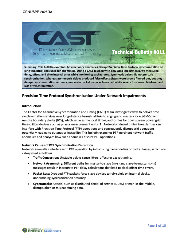 Image of the first page of a technical bulletin.