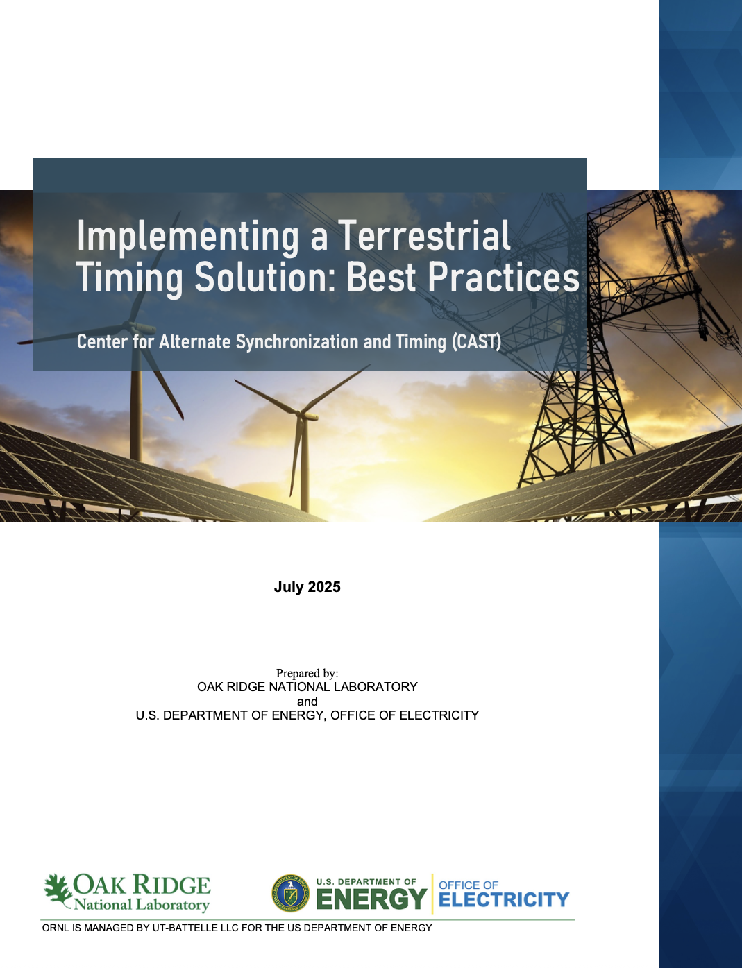 Image of the first page of a technical report.